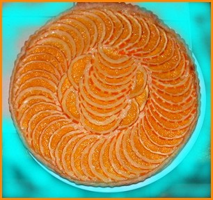 tarte aux cl�mentines de tata Odile de Tarco