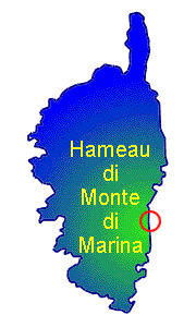 carte Corse - Karte Korsika